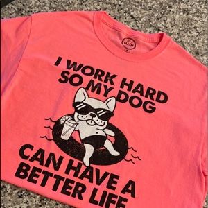 T Shirt French Bulldog TeeShirt Med New